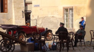 Ukraine movie set