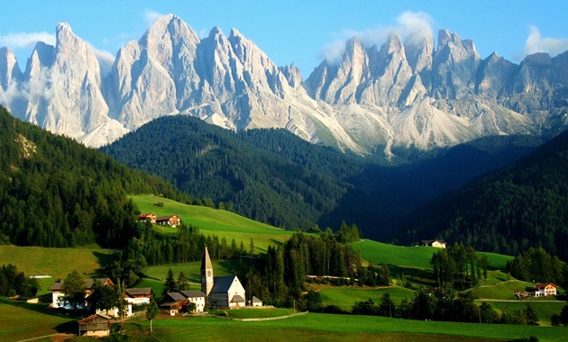 EUROPE HOLIDAYS, the hills are alive.